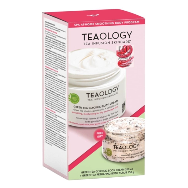 teaology body kit green tea glycolic 260ml+scrub 150gr 2025