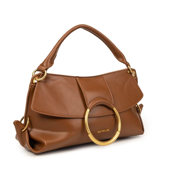 giò cellini borsa a mano cuoio elememto cerchio coll.2026