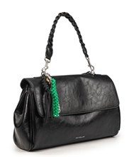 giò cellini borsa a spalla nera ecopelle vintage coll.2026