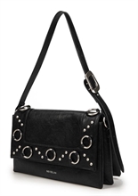 giò cellini borsa tre scomparti nero borchie cerchio coll.2026