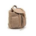 giò cellini zaino beige con infilatura decorativa coll.2026