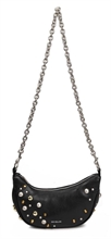 giò cellini borsa hobo piccola nera con borchie mix coll.2026