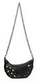giò cellini borsa hobo piccola nera con borchie mix coll.2026