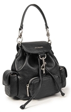 giò cellini zaino con tasche laterali e frontale nera coll.2026