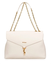 giò cellini borsa bianca con patta chiusura gancio coll.2026