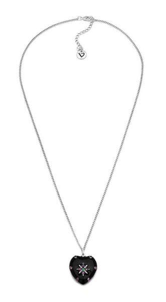 vestopazzo love pendente cuore vetro nero coll.2026