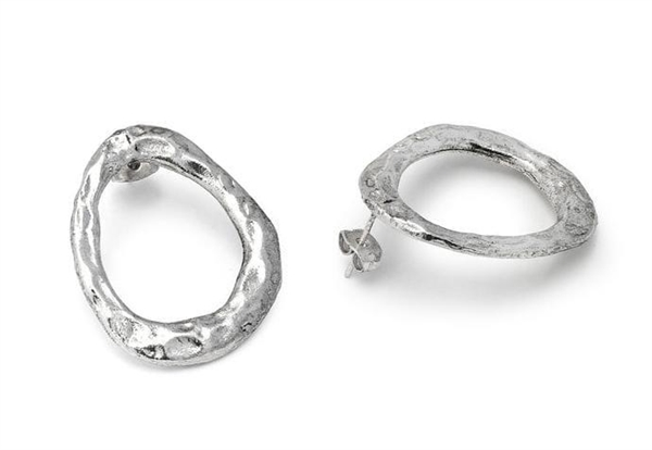 vestopazzo micro orecchini ovale irregolare battuto coll.2026