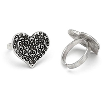 vestopazzo micro anello cuore vintage regolabile coll.2026