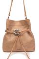 giò cellini borsa secchiello beige con fibbia dorata coll.2026
