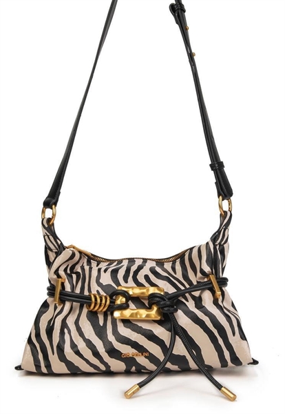 giò cellini borsa daily zebrata con fibbia dorata coll.2026
