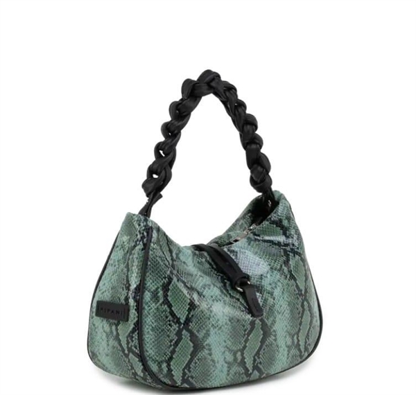 ripani borsa in pelle keira effetto pitone menta coll.2026