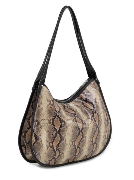 ripani borsa in pelle melania effetto pitone nocciola coll.2026