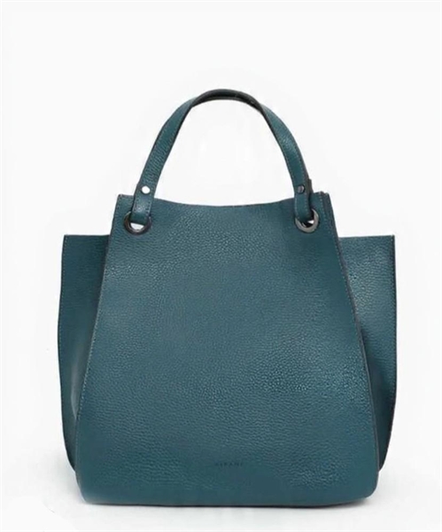 ripani borsa a mano airone vera pelle ottanio coll.2026