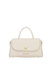 alessia massimo borsa media beige con manico 2026