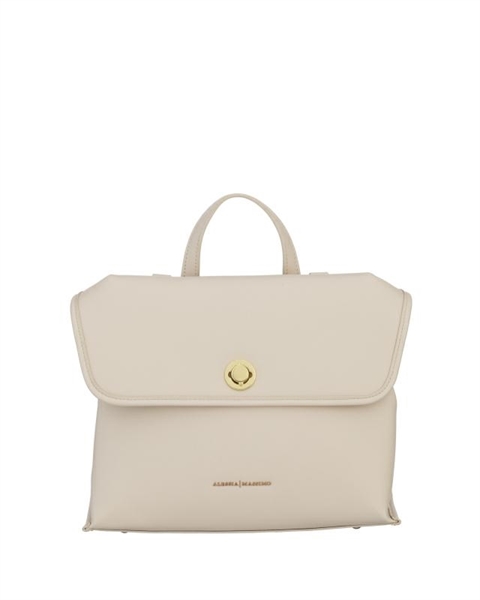 alessia massimo zaino medio cartella beige 2026
