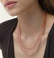 vestopazzo micro rose gold collana 4fili cristalli 2025