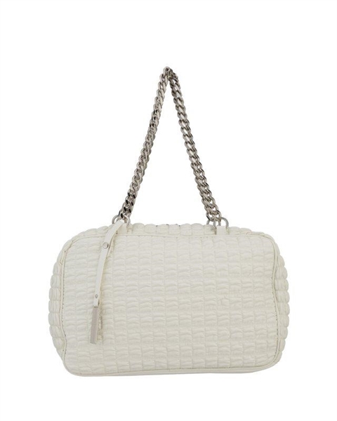 alessia massimo bauletto grande morbido zip total white 2026