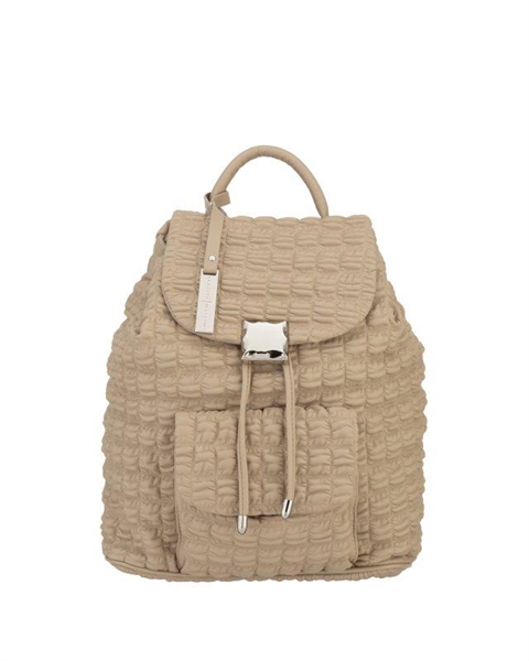 alessia massimo zaino morbido con zip interna beige 2026