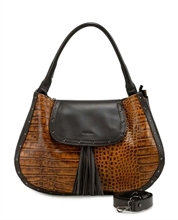 Ripani Anne-cs borsa a spalla croco fiammato cuoio coll.2026/27
