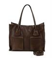 Ripani Aida-mf borsa shopping con tracolla marrone vintage 26/27