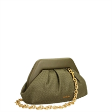 Gio Cellini clutch ecopelle effetto intrecciato verde coll.26/27