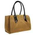 Gio Cellini maxi bag in eco camoscio camel coll.2026/27