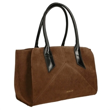 Gio Cellini maxi bag in eco camoscio marrone coll.2026/27
