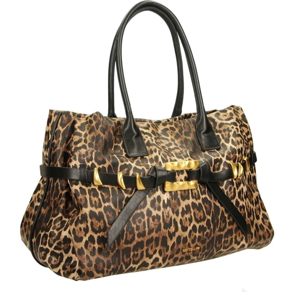 Gio Cellini maxi bag in ecopelle stampato maculato coll.2026/27