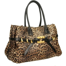 Gio Cellini maxi bag in ecopelle stampato maculato coll.2026/27