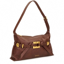 Gio Cellini borsa ecopelle liscia testa di moro coll.2026/27
