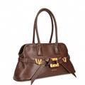 Gio Cellini borsa ecopelle liscia testa di moro coll.2026/27