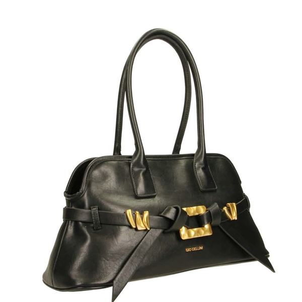 Gio Cellini borsa ecopelle liscia nero coll.2026/27