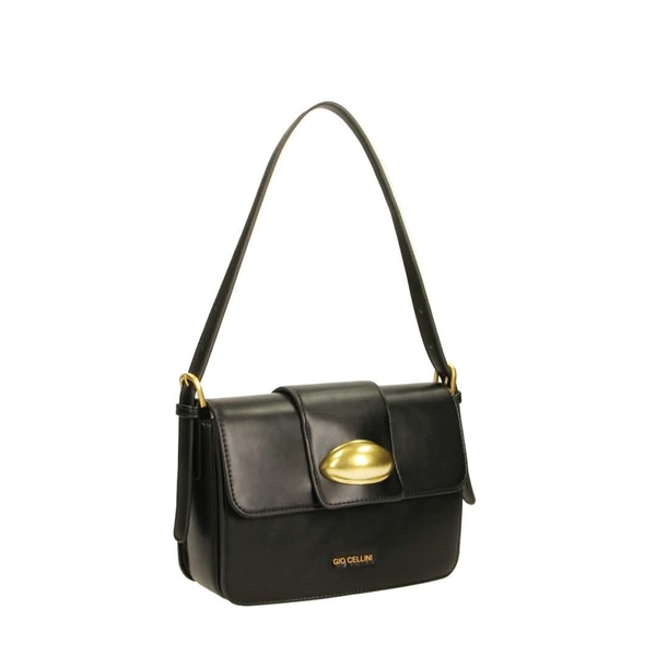 Gio Cellini mini bag ecopelle liscia nero coll.2026/27