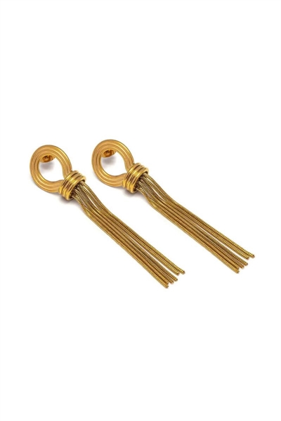 vestopazzo gold steel orecchini frangia coll.2026/27