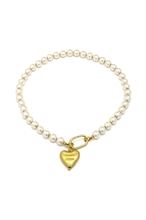 vestopazzo perle collana cuore con perle oversize coll.2026/27