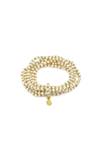 vestopazzo perle bracciale elastico multifilo dettaglio centrale