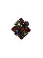 dolman bijoux MALAGA spilla resina/cristalli coll.26/27