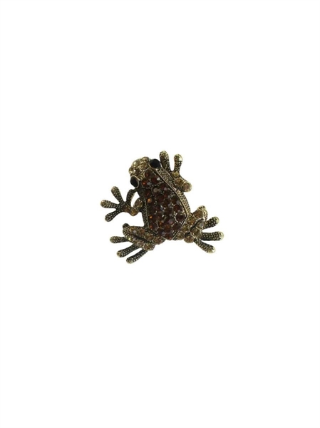 dolman bijoux ARCA DI NOE spilla rana oro coll.26/27