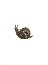 dolman bijoux ARCA DI NOE spilla lumaca strass oro coll.26/27